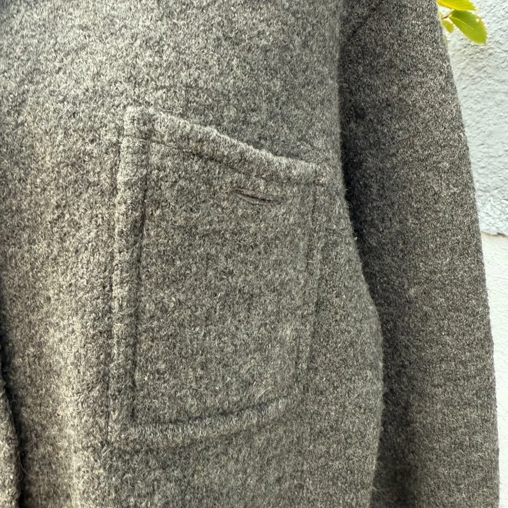 Super comfy and warm Rino Rossi “Exclusive” heather grey shirt-jacket - Picture 6 of 9